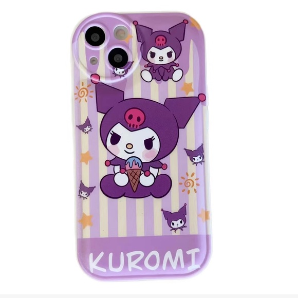 Kuromi Pattern iPhone Case - Picture 2 of 6